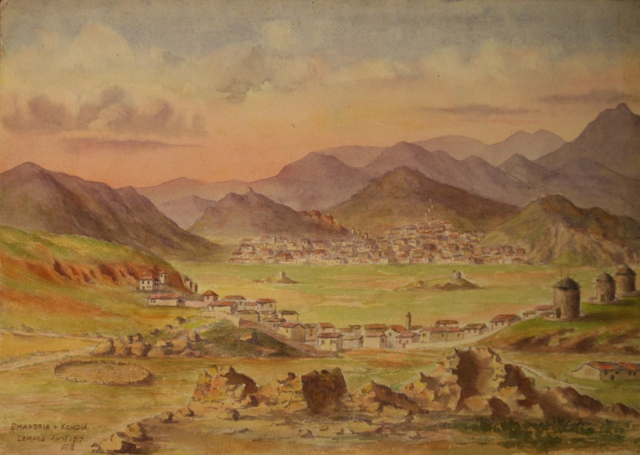 Vue de Smandria et Kondia sur l