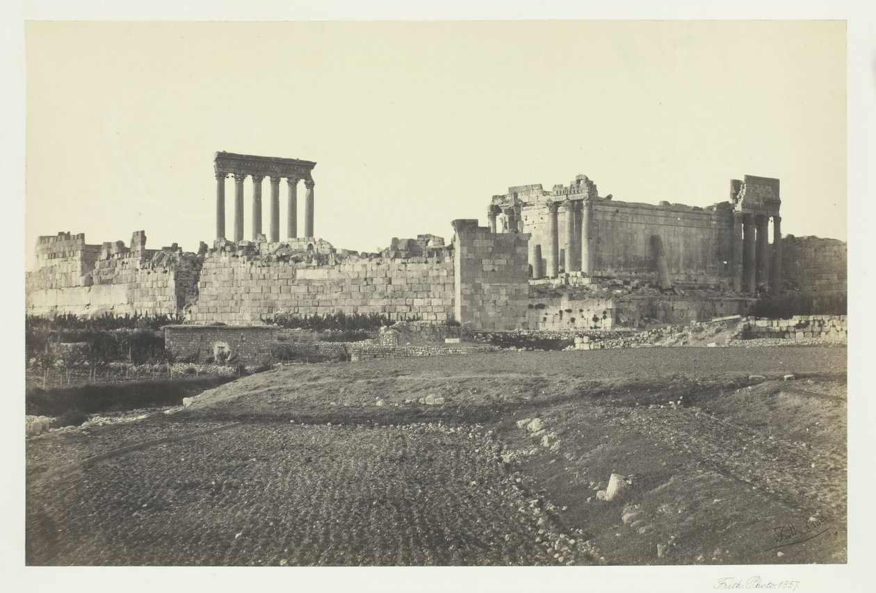 Baalbec, du sud, 1857 - Francis Frith