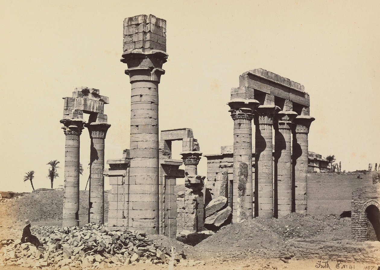 "Égypte et Palestine": les ruines de la ville d