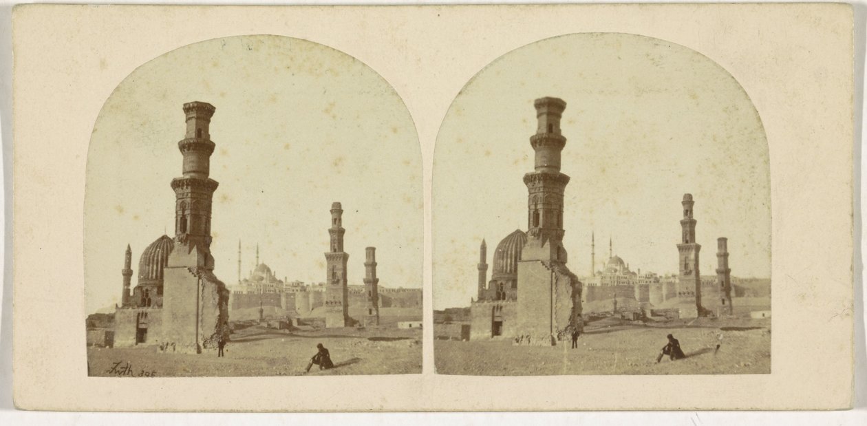 Tombeaux des Mamelouks, Le Caire, Égypte - Francis Frith