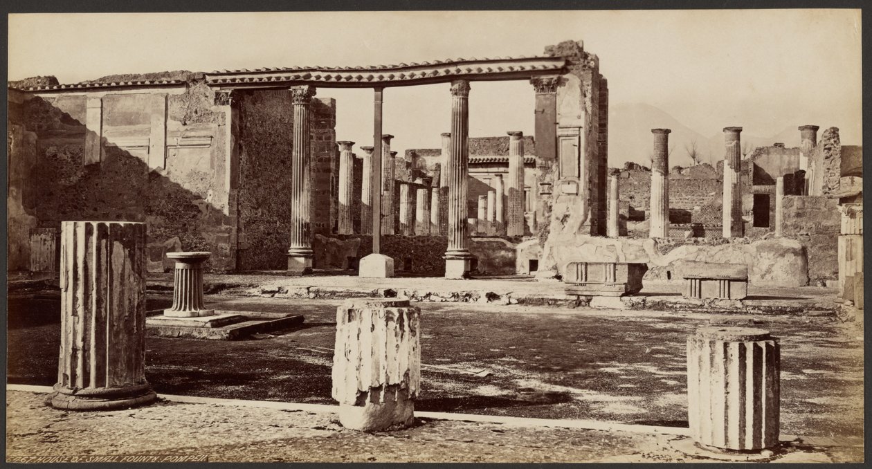 Maison de la petite fontaine, Pompéi - Francis Frith