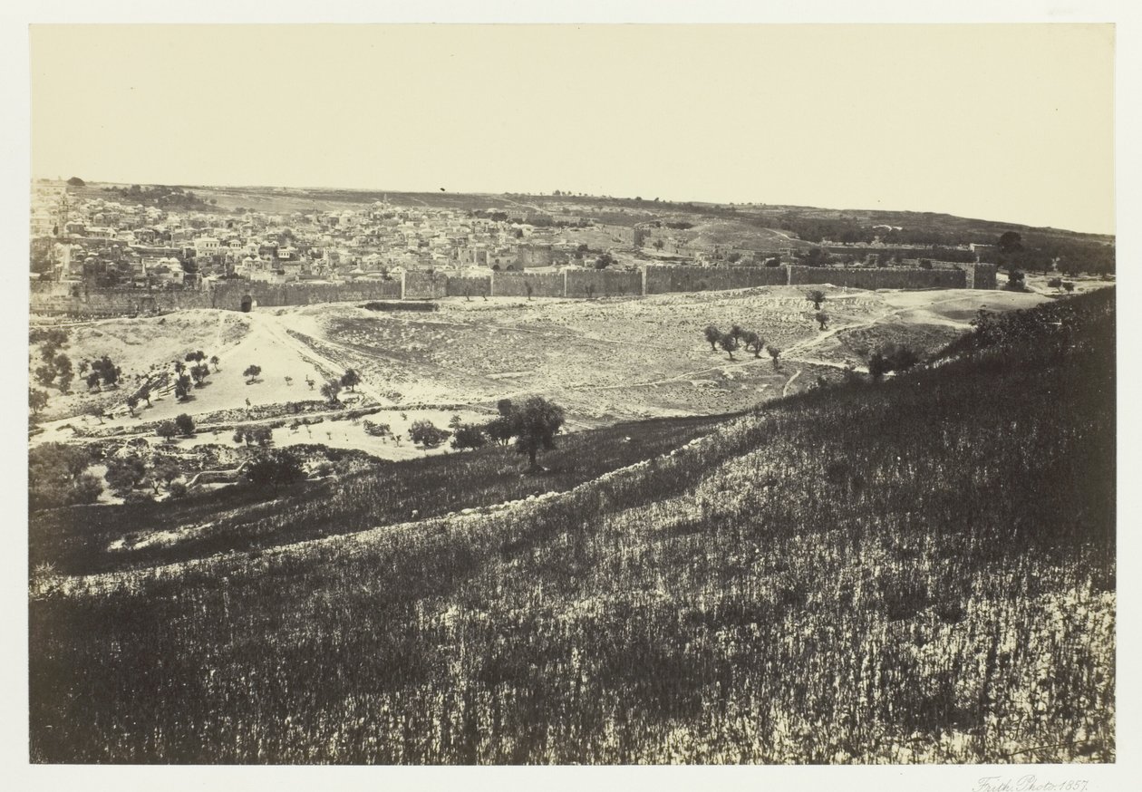 Jérusalem, depuis le mont des Oliviers, n° 2 - Francis Frith