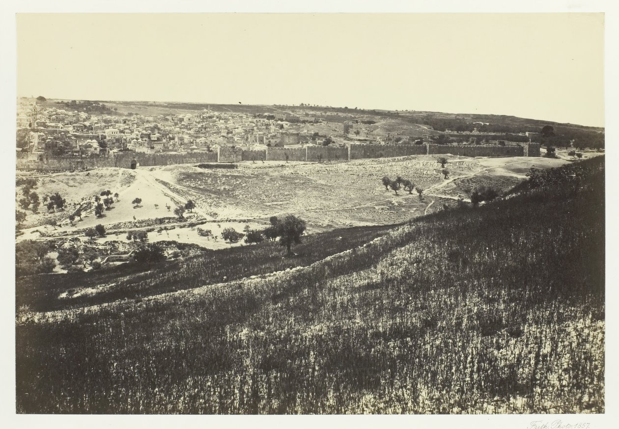 Jérusalem, depuis le Mont des Oliviers, No.2 - Francis Frith