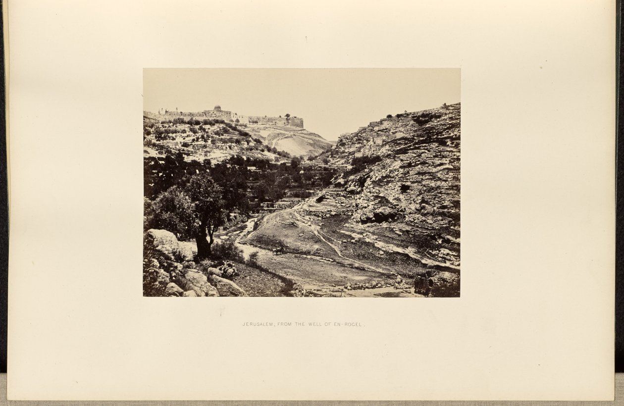 Jérusalem, depuis le puits d
