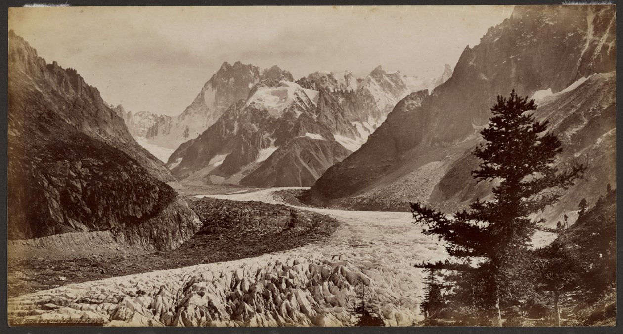 Mer de Glace, mont Blanc - Francis Frith