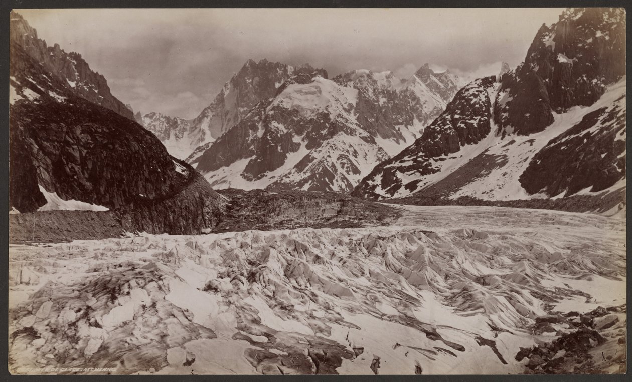 Mer de Glace, mont Blanc - Francis Frith
