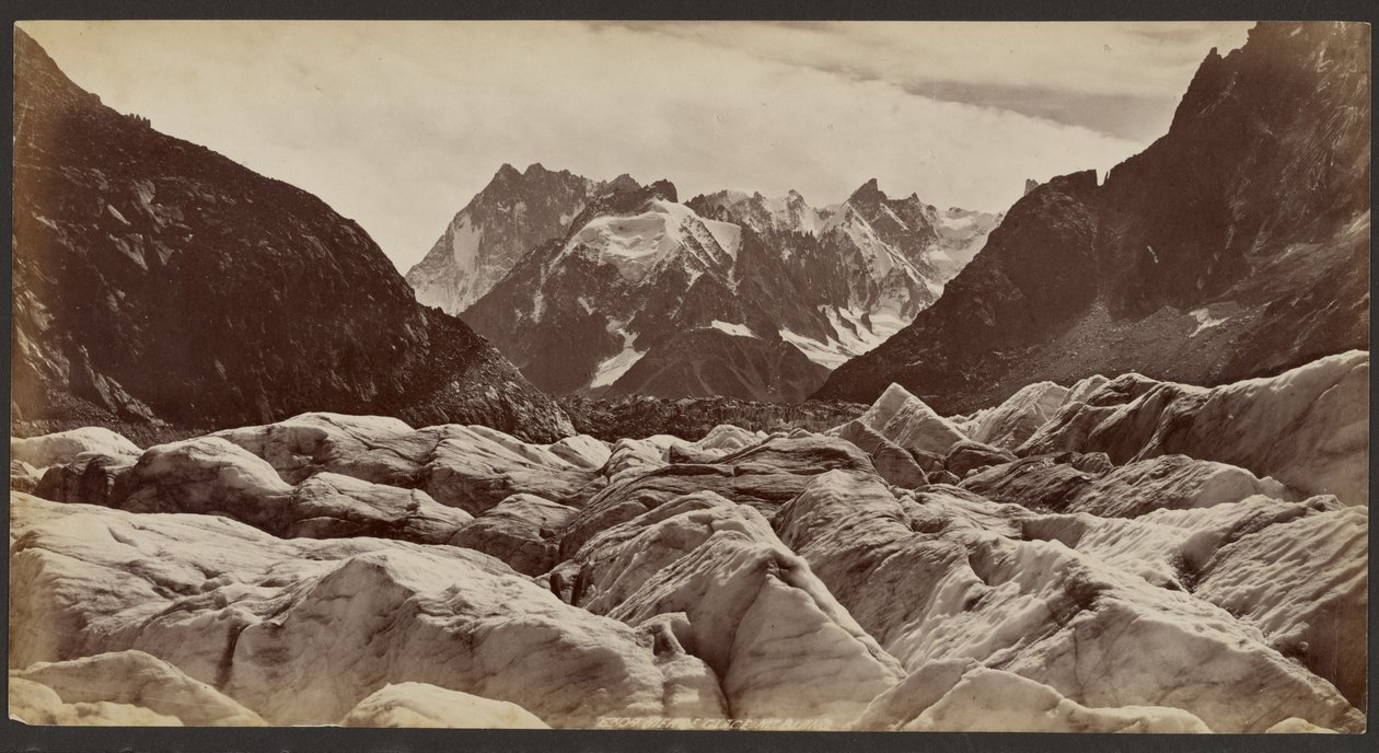 Mer de Glace, mont Blanc - Francis Frith
