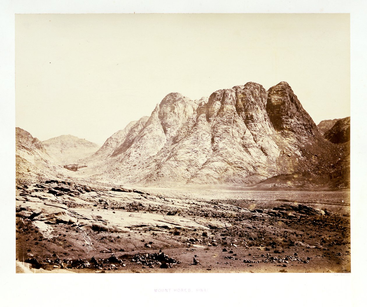 Mont Horeb, Sinaï - Francis Frith