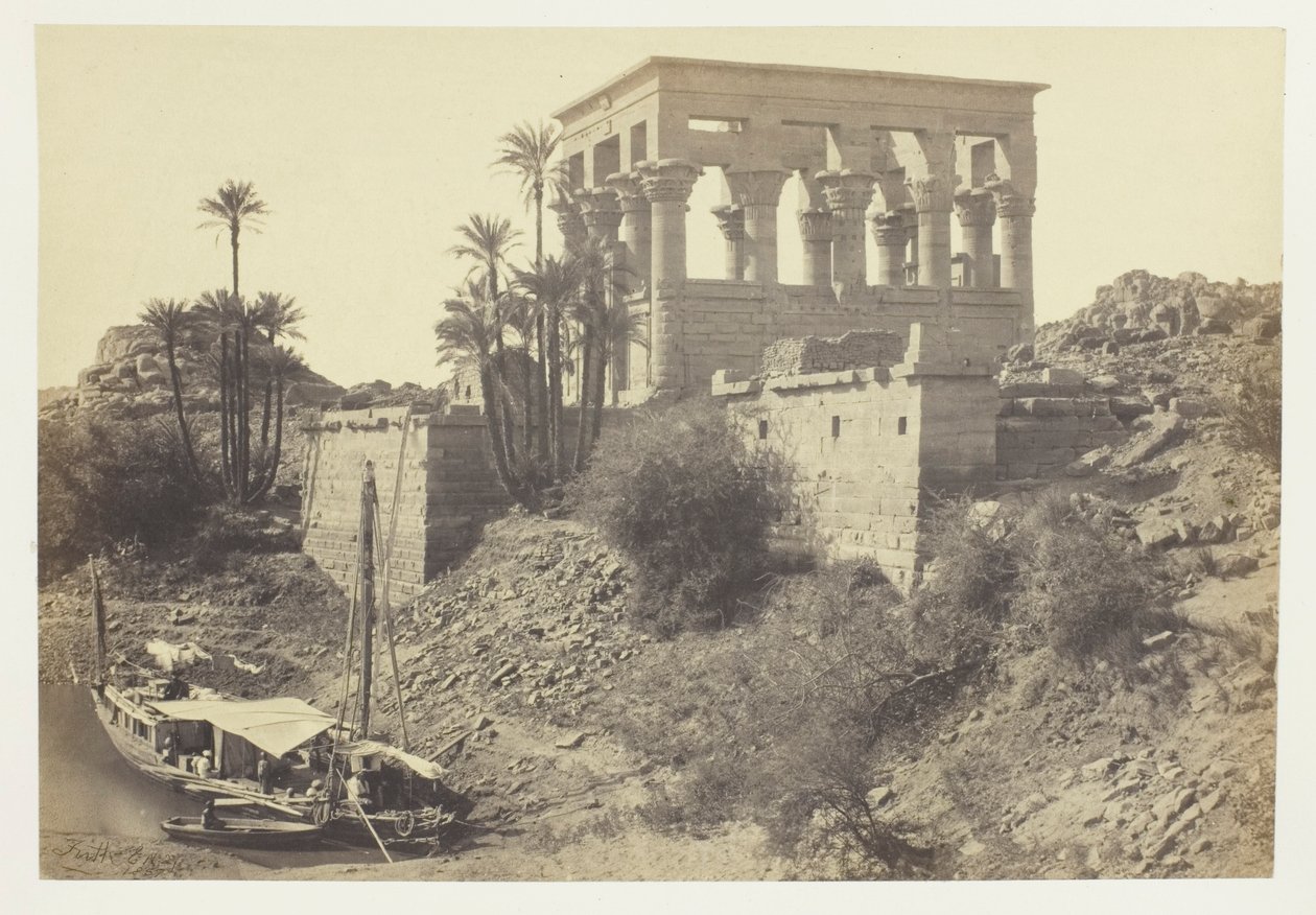 Lit des Pharaons, île de Philæ - Francis Frith