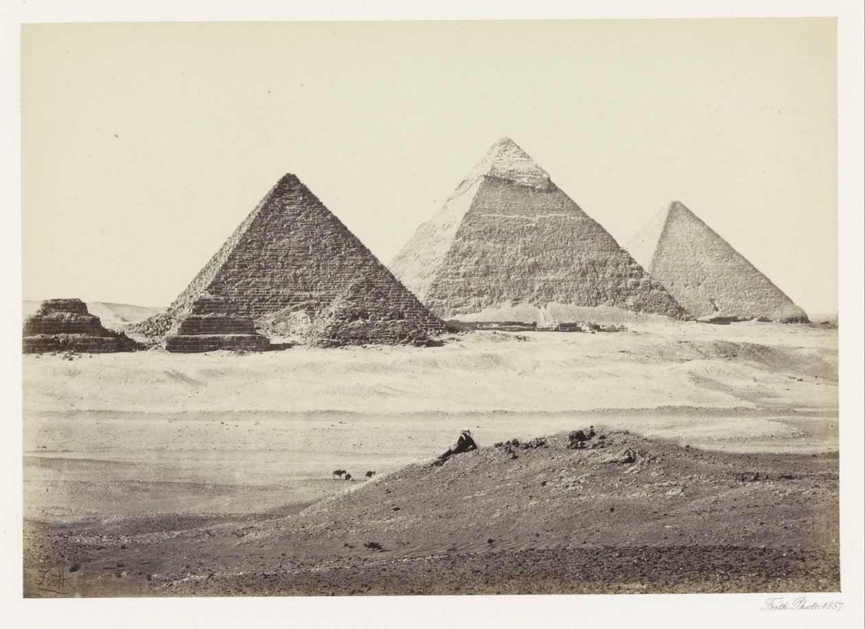 Pyramides de Gizeh - Francis Frith