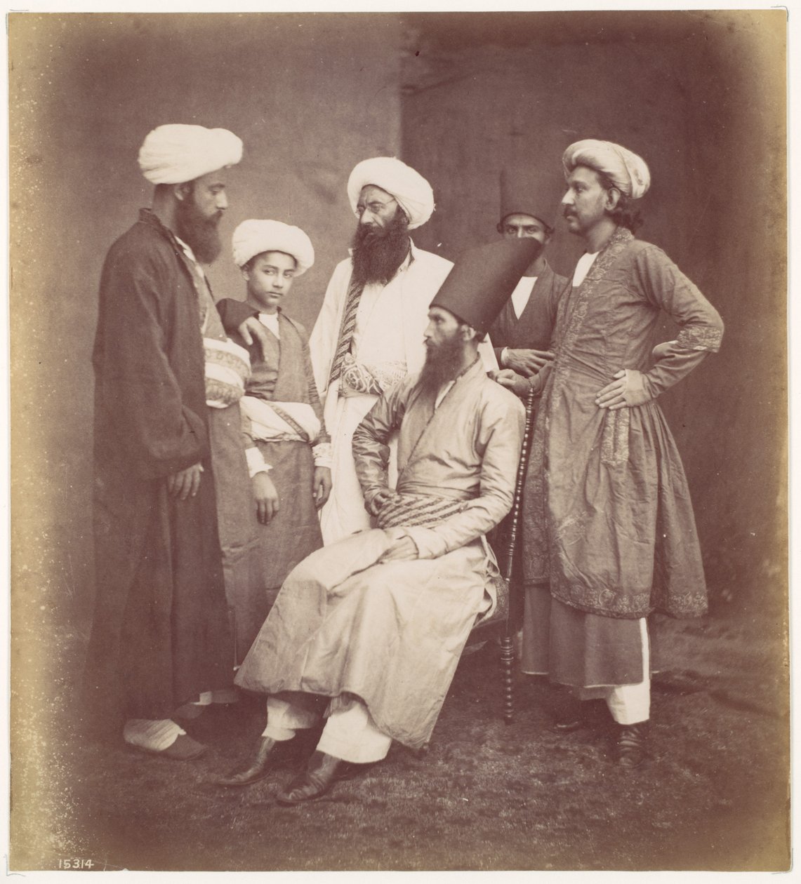 [Six hommes des Indes orientales] - Francis Frith