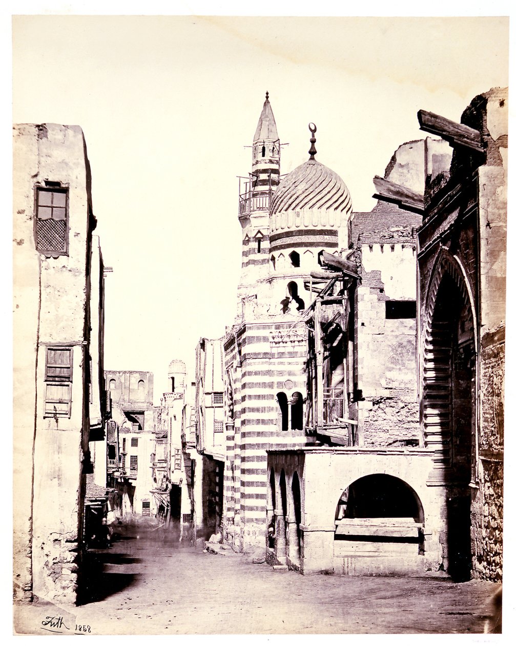 Vue de rue au Caire - Francis Frith