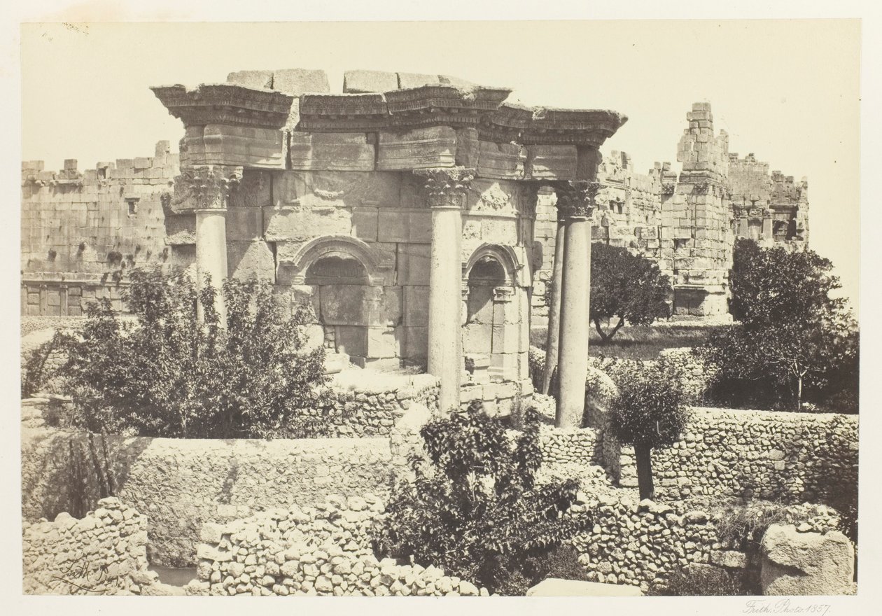 Le temple circulaire, Baalbek - Francis Frith