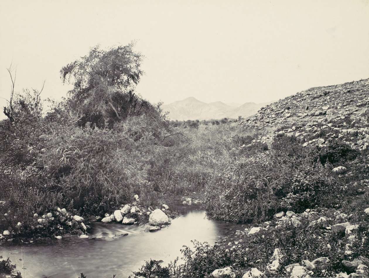 La Fontaine de Jéricho et site probable de la ville, vers 1857 - Francis Frith