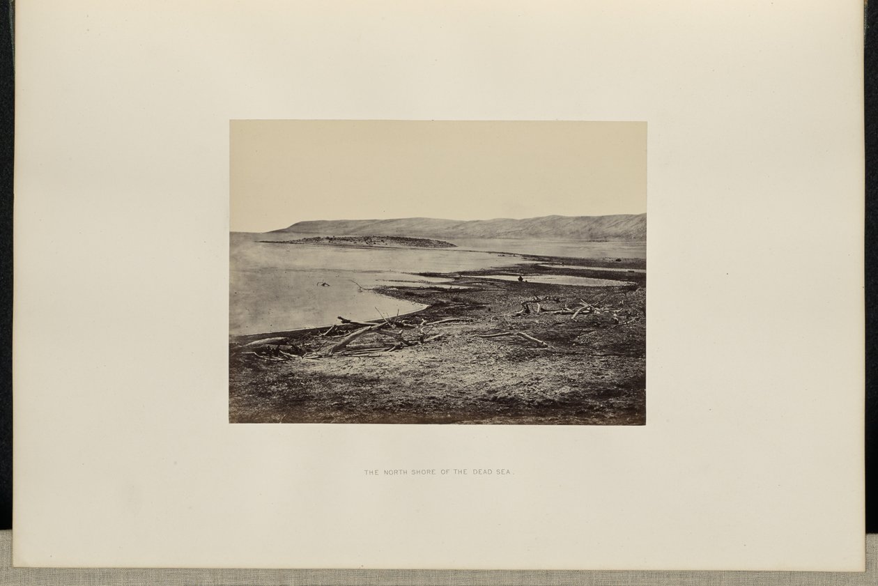La rive nord de la mer Morte - Francis Frith