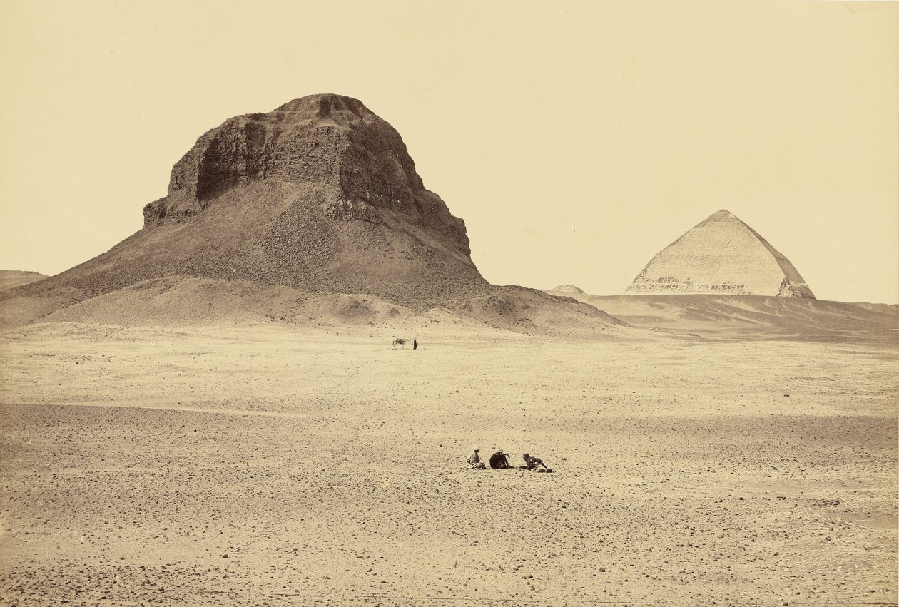 Les pyramides de Dahchour, vues de l