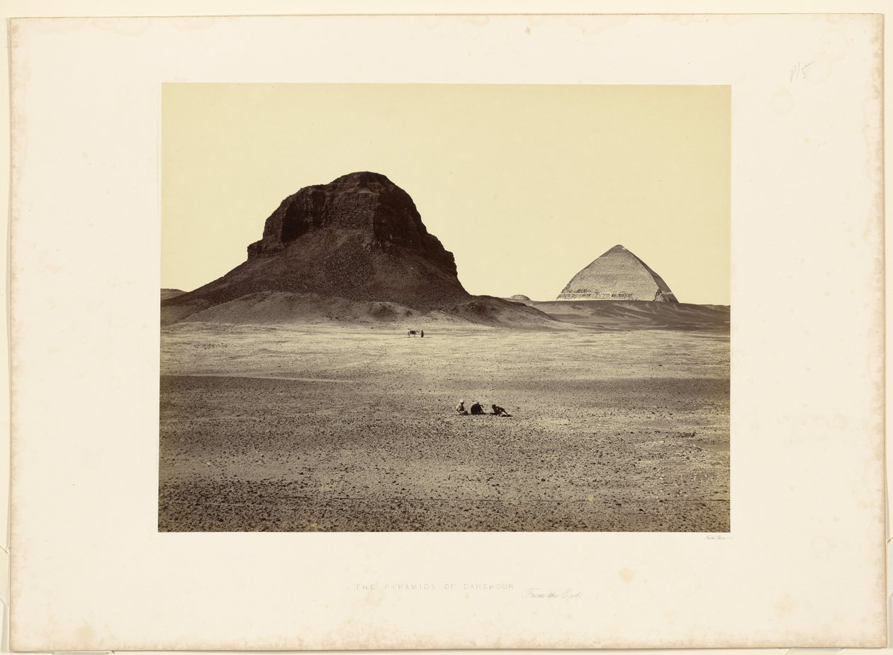 Les pyramides de Dahchour, vues de l