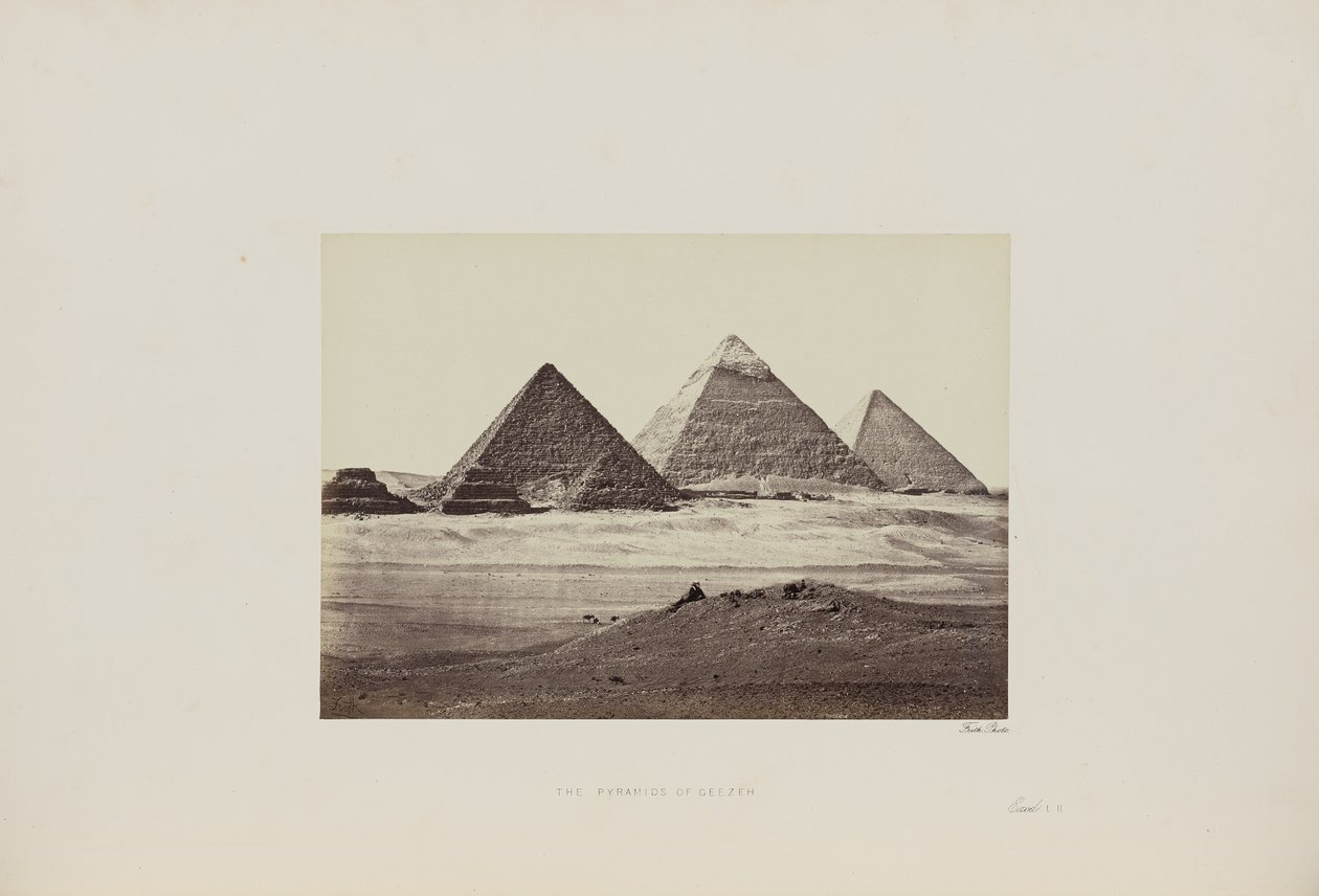 Les pyramides de Gizeh - Francis Frith