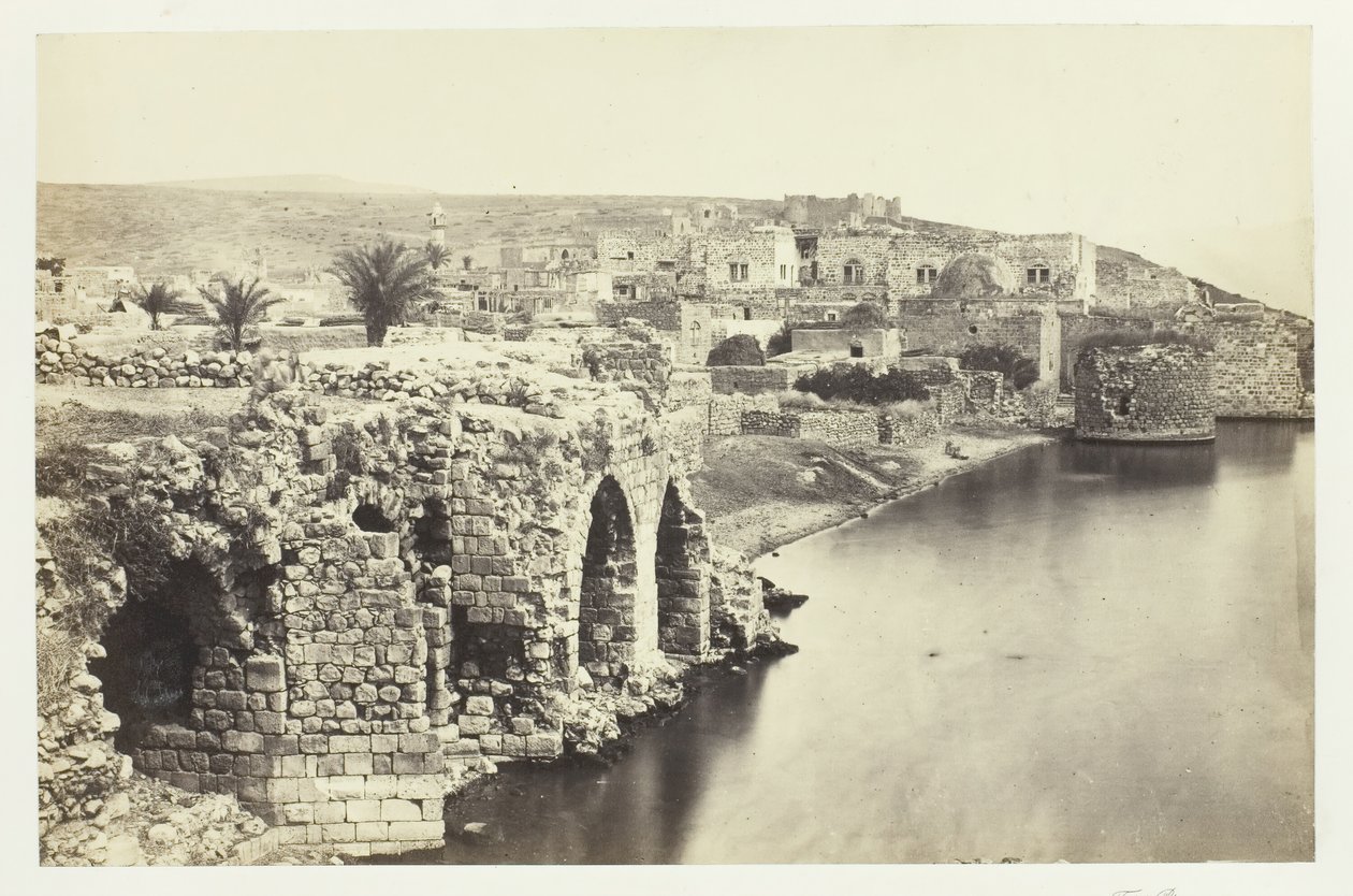 La ville et le lac de Tibériade, du sud, 1857 - Francis Frith