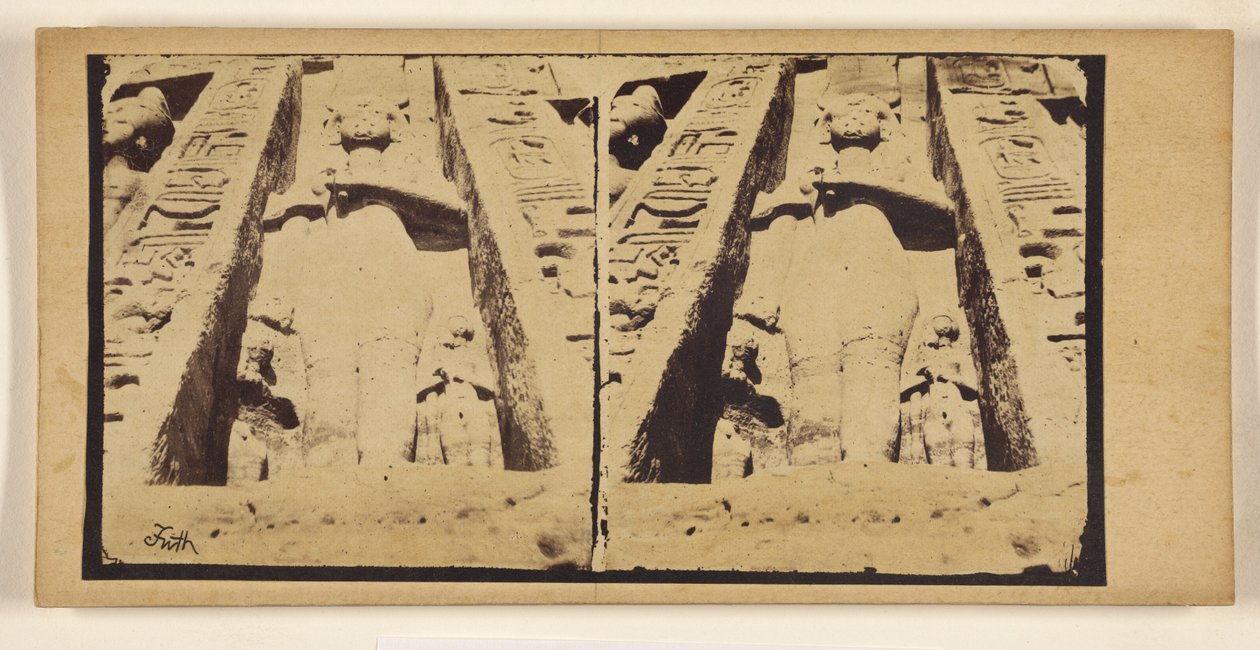 [Der kleine Felsentempel von Abu Simbel.] - Francis Frith