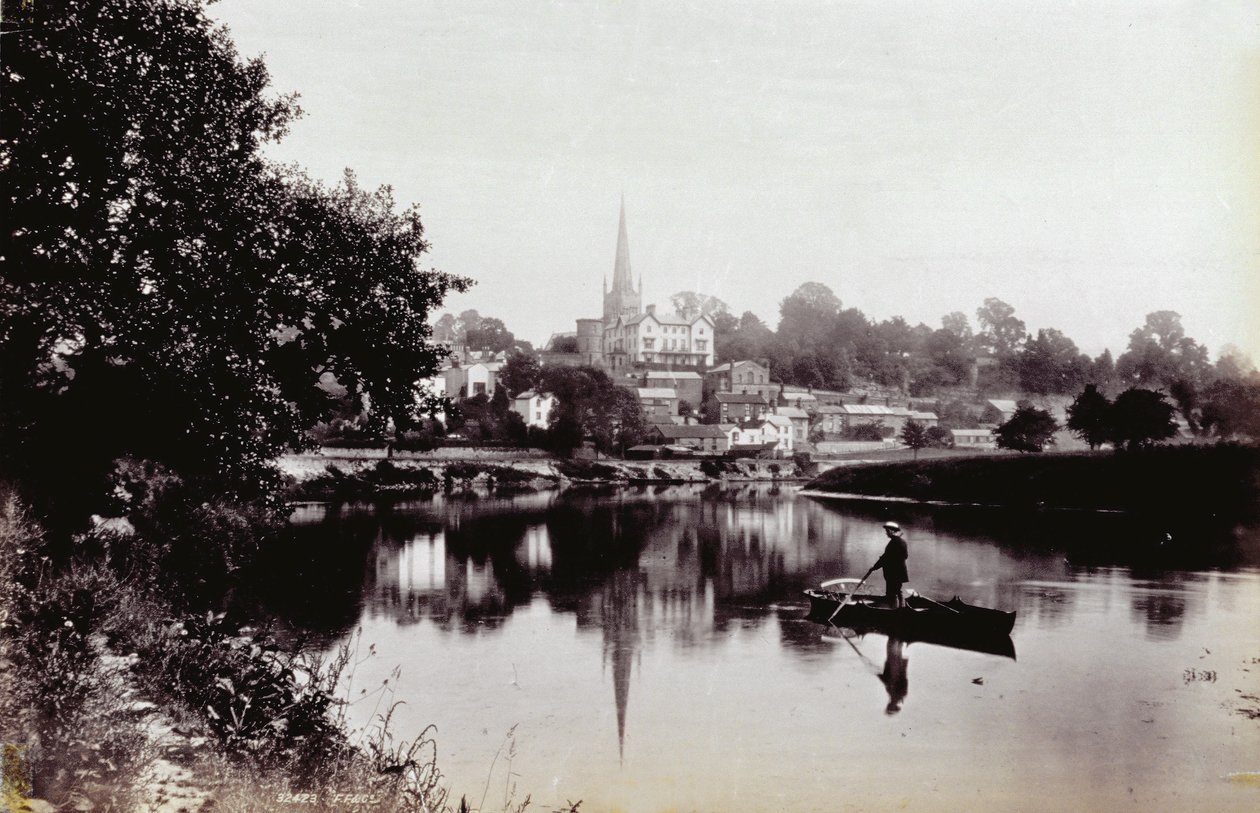 La ville de Ross-On-Wye, vue d