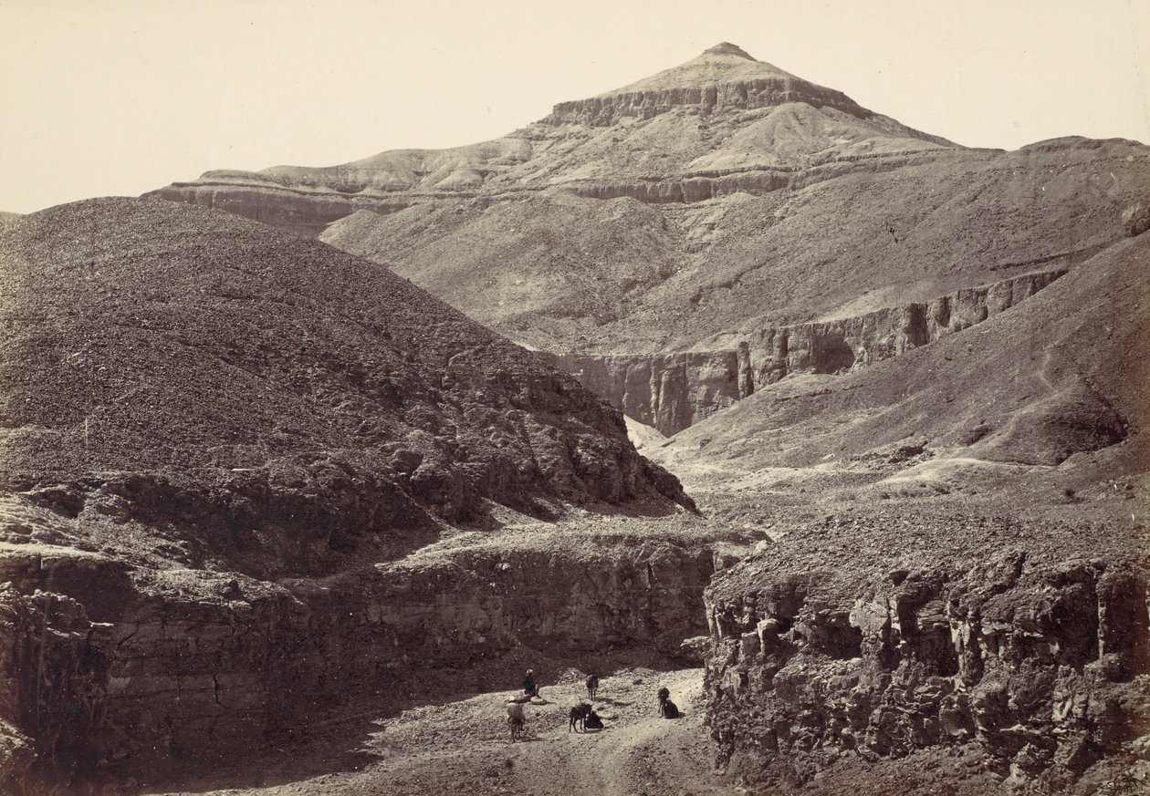Vallée des Tombeaux des Rois, Thèbes, 1857 - Francis Frith
