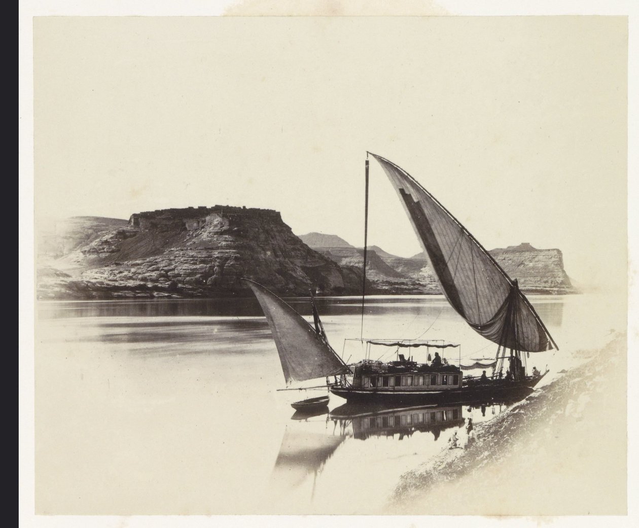 Bac près de Qasr Ibrim - Francis Frith