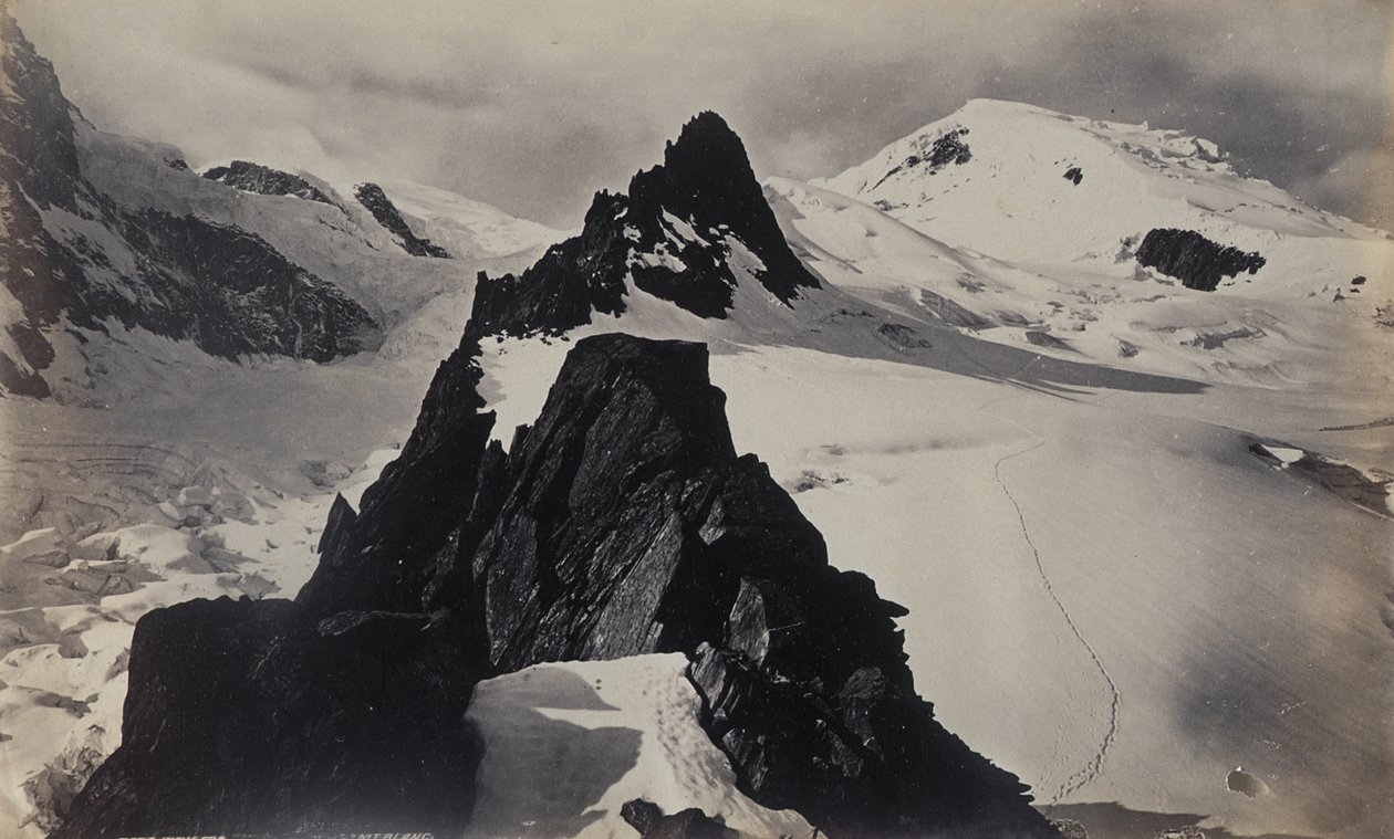 Vue depuis le mont Blanc - Francis Frith