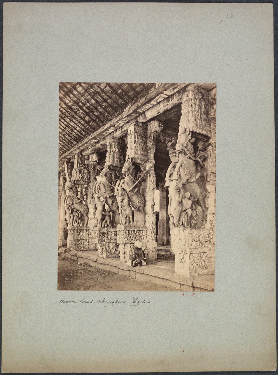Trichinopoly Horse Court - Francis Frith and Co.