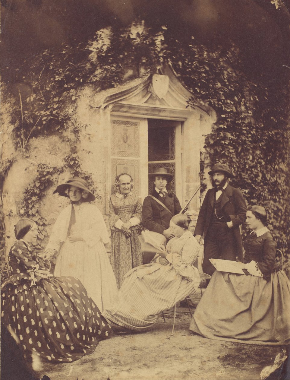 Groupe familial Claudet, Château de la Roche, Amboise - Francis George Claudet