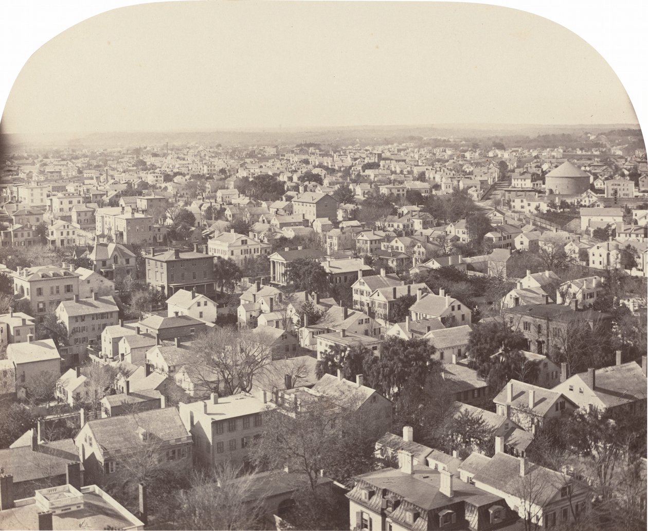 Vue vers le nord-ouest depuis Westminster Street, Providence - Francis Hacker
