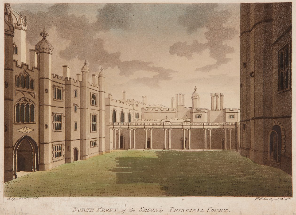 Façade Nord de la deuxième cour principale - Francis Jukes