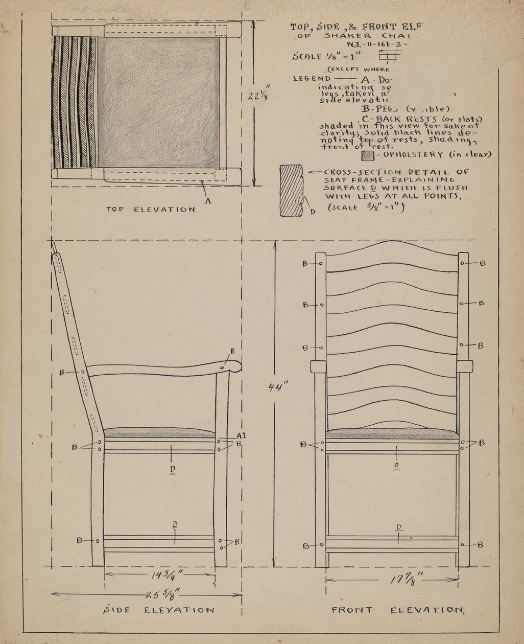 Chaise - Francis Law Durand