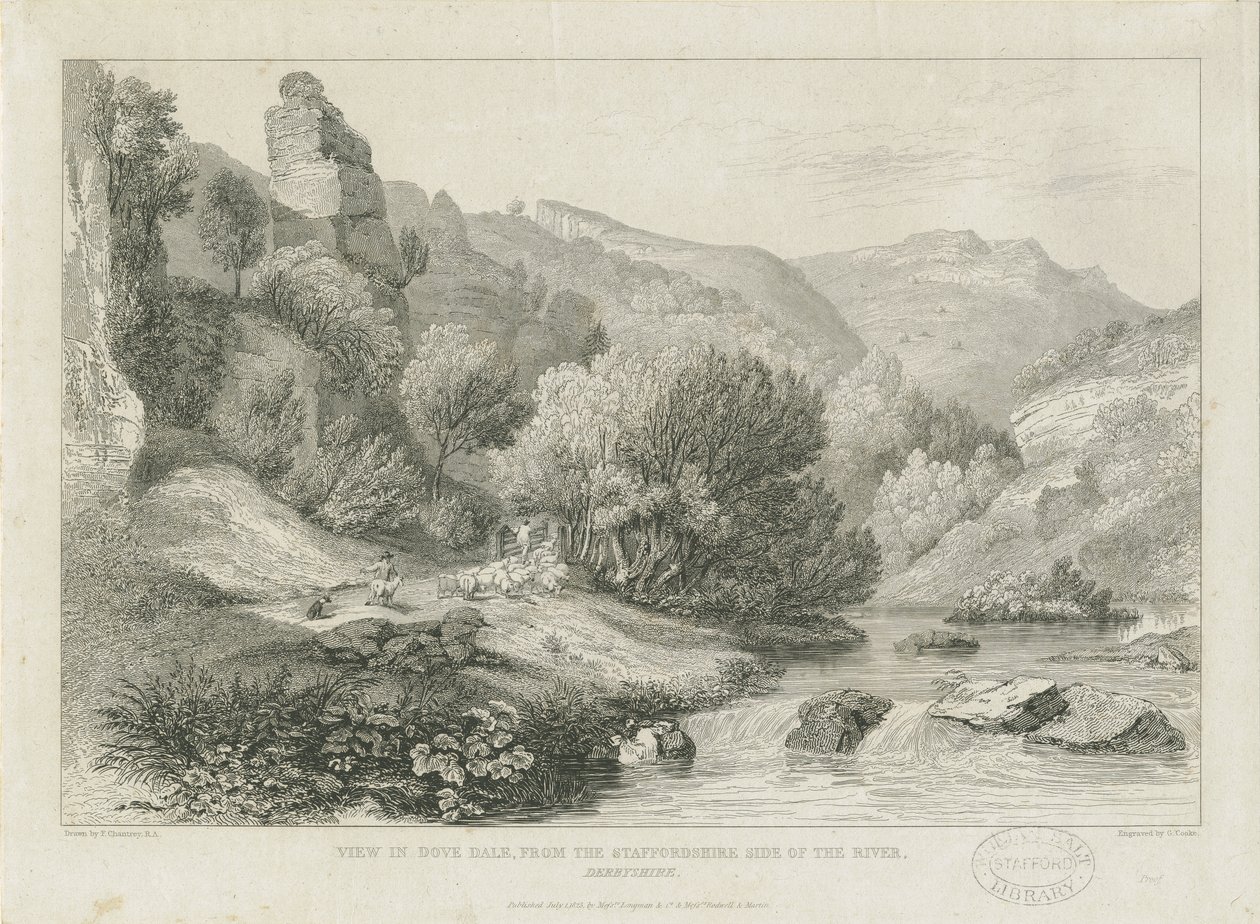 Dovedale - paysage - Francis Legatt Chantrey