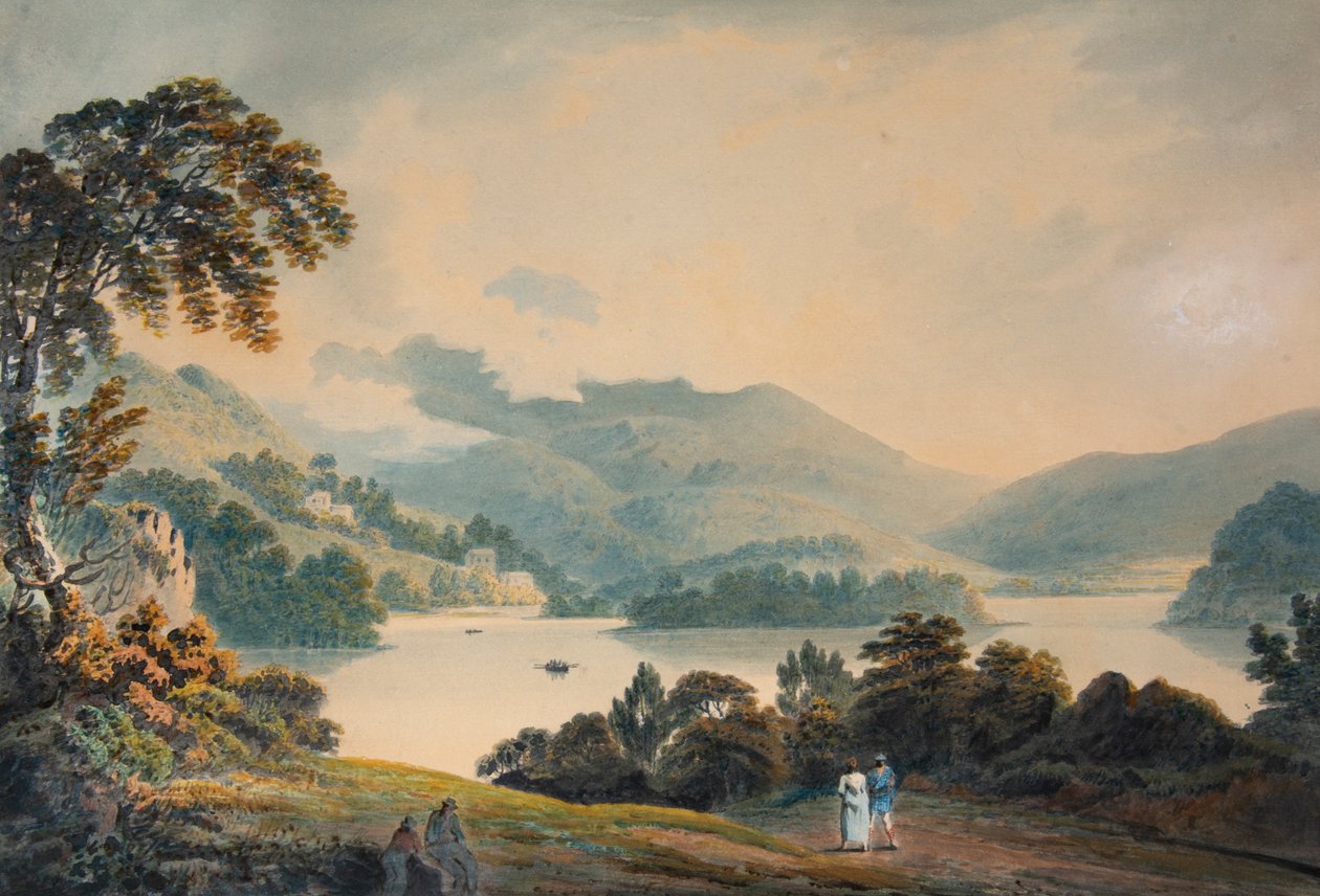 Loch Lomond près de Luss, avec Ben Lomond au nord - Francis Nicholson