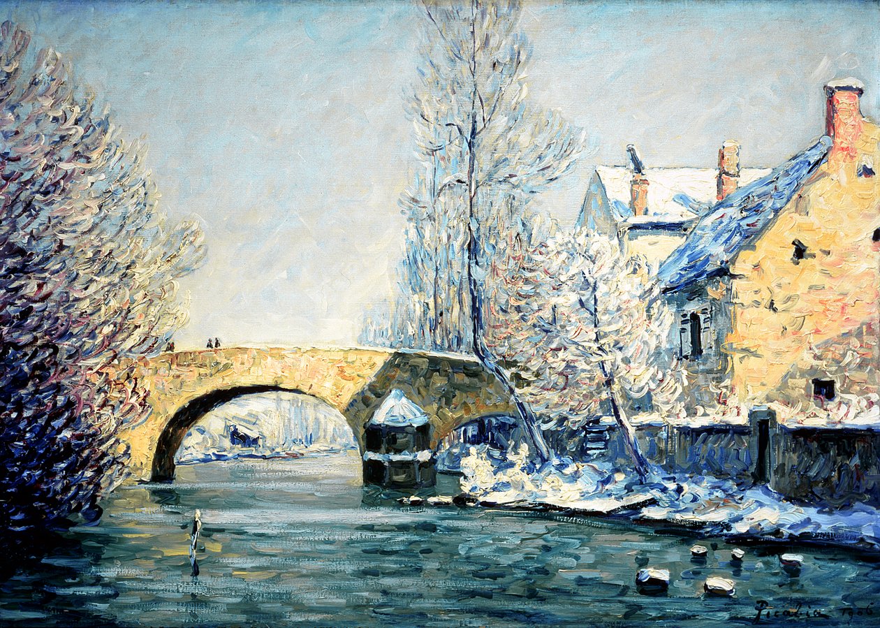 Pont Aubert, effet de neige - Francis Picabia