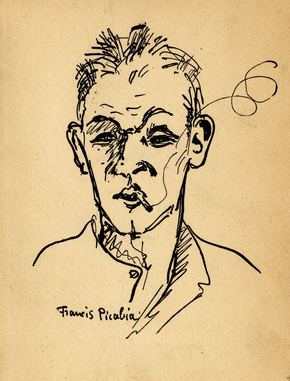 Portrait de Blaise Cendrars (Frédéric Louis Sauser - Francis Picabia