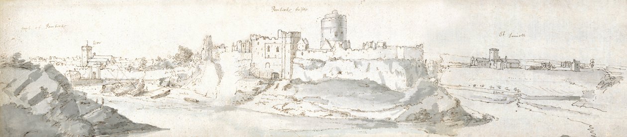 Château de Pembroke, c.1678 - Francis Place