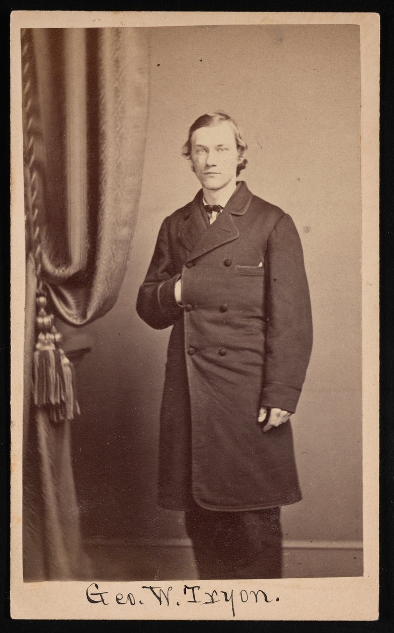 Portrait de George Washington Tryon 1838-1888, vers les années 1860 - Francis S Keeler
