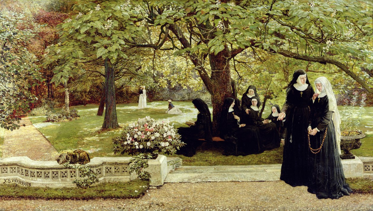 Le Jardin du couvent - Francis S. Walker