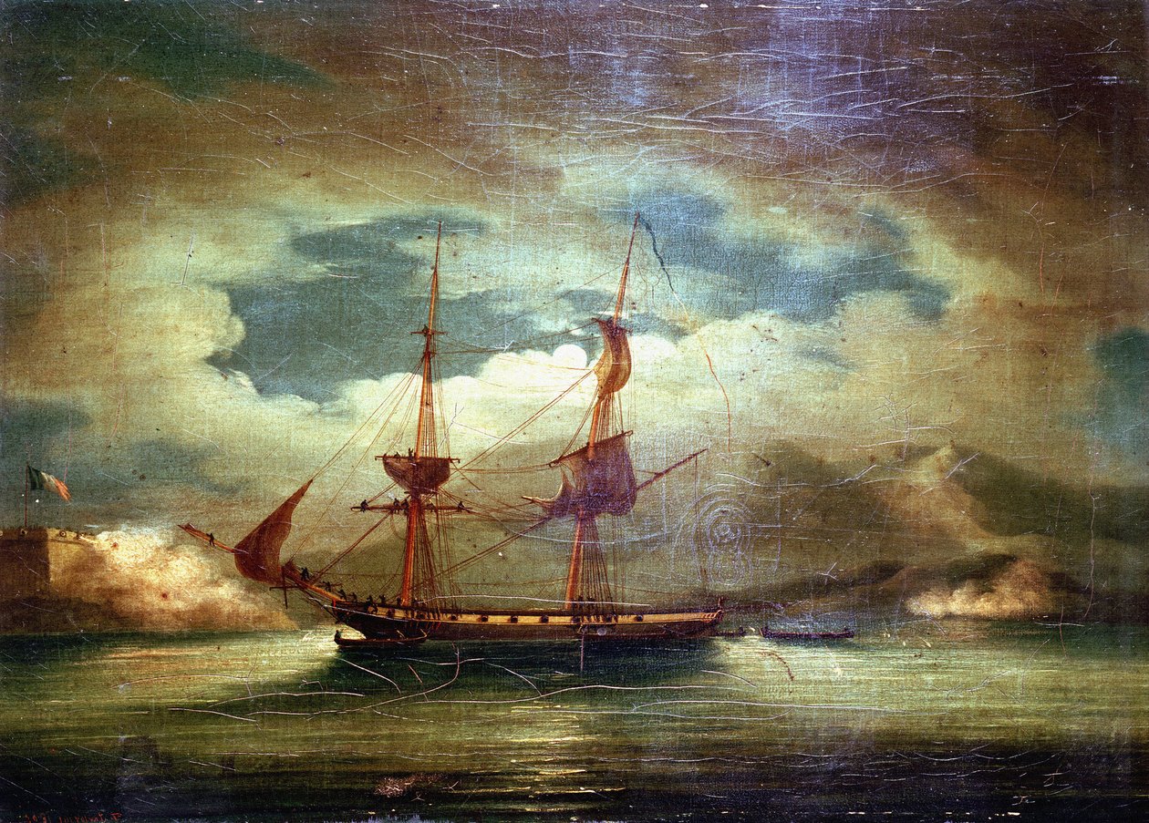 Le navire français "Le Curieux", en Martinique, 3 février - Francis Sartorius