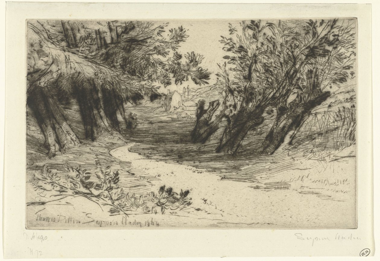 Promenade des amoureux - Francis Seymour Haden (Sir) (signed by artist)