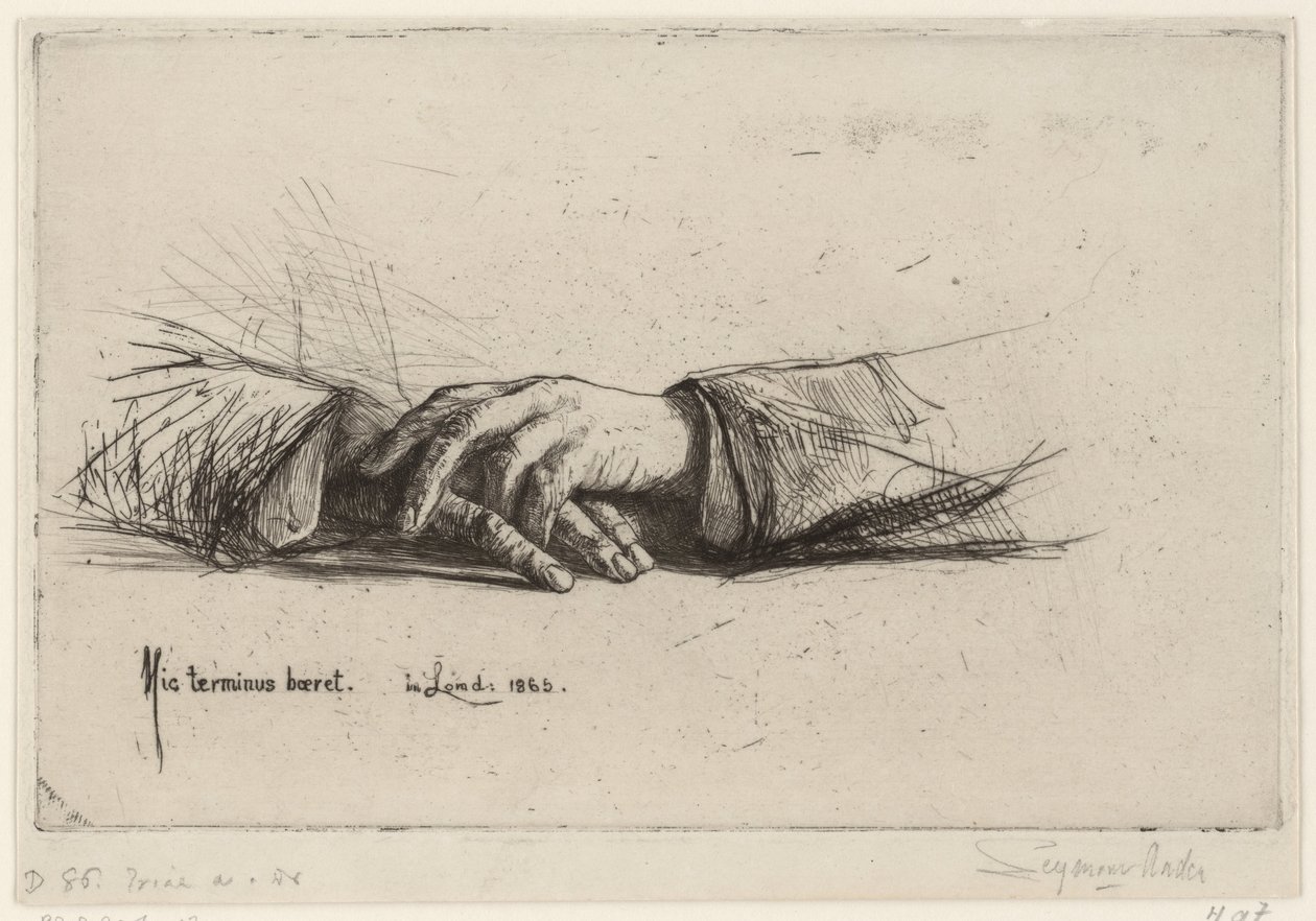 Mains reposantes - Francis Seymour Haden (Sir)