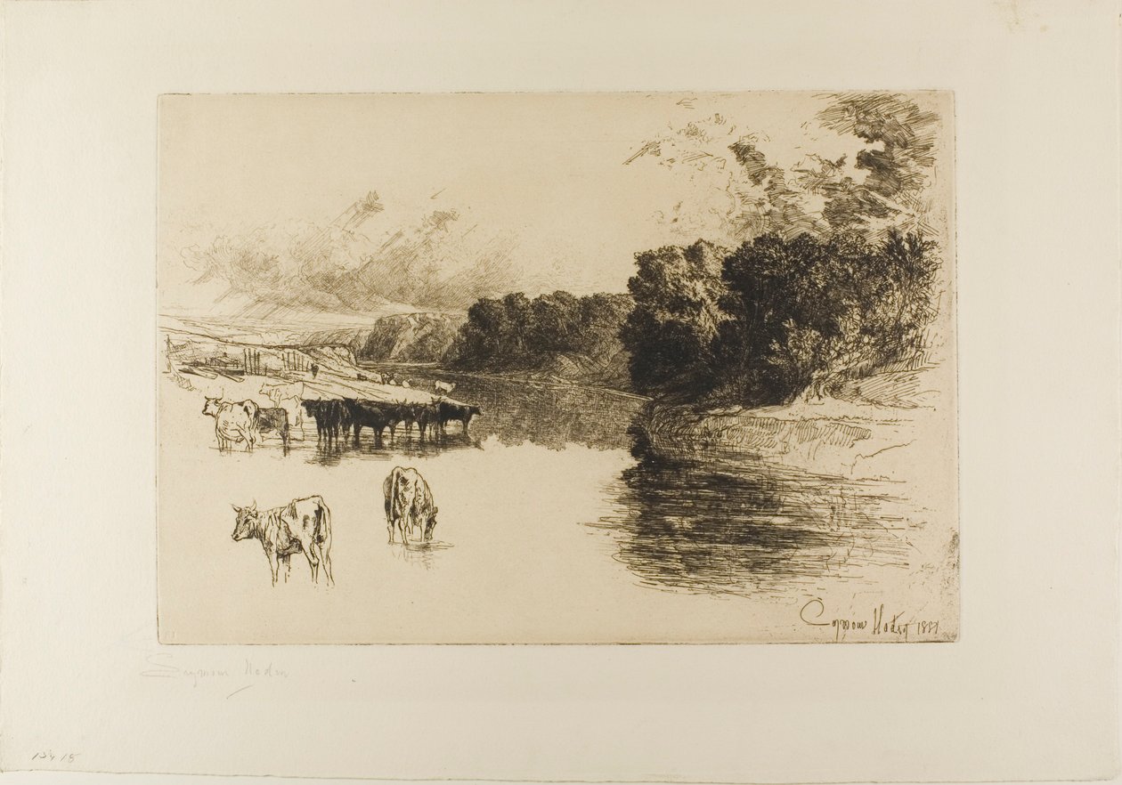 Une rivière du Lancashire - Francis Seymour Haden