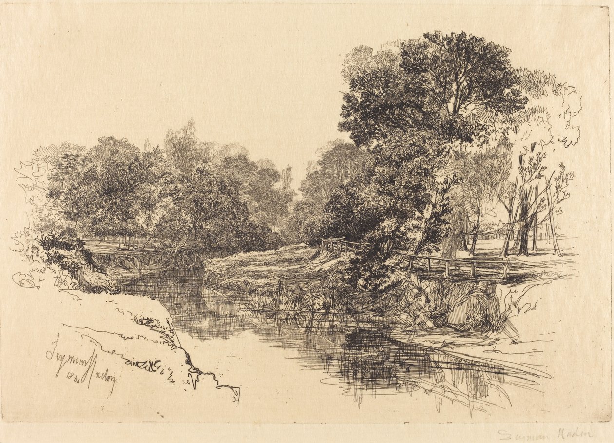 Une rivière en Irlande - Francis Seymour Haden
