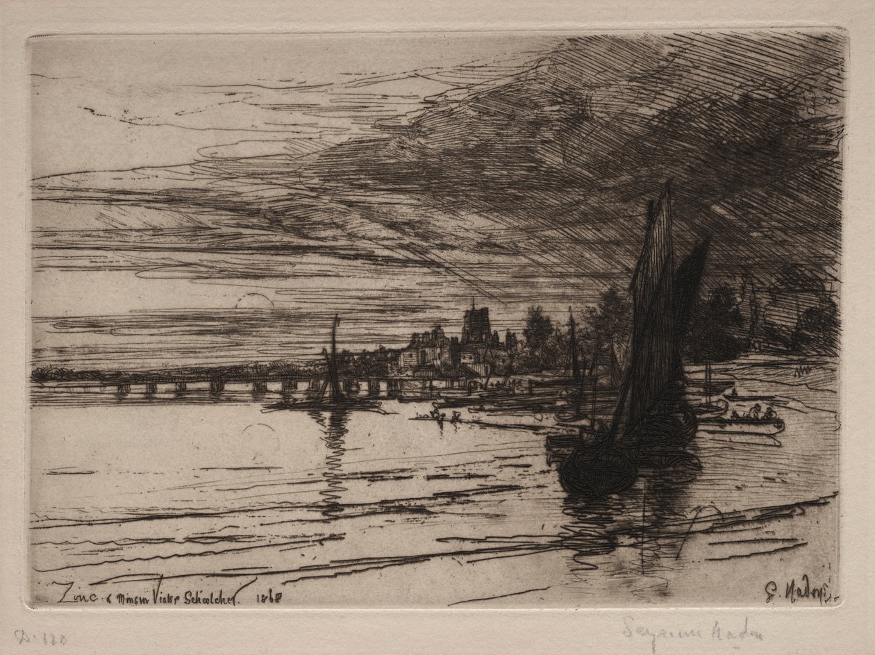 Pont de Battersea, 1868 - Francis Seymour Haden