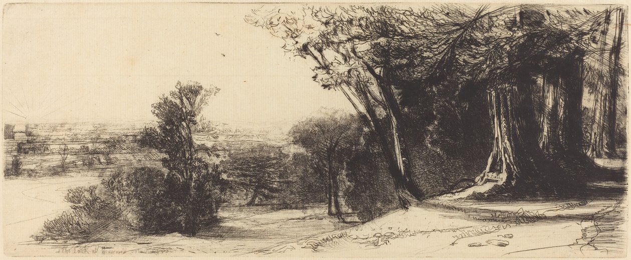 Tôt le matin - Richmond - Francis Seymour Haden