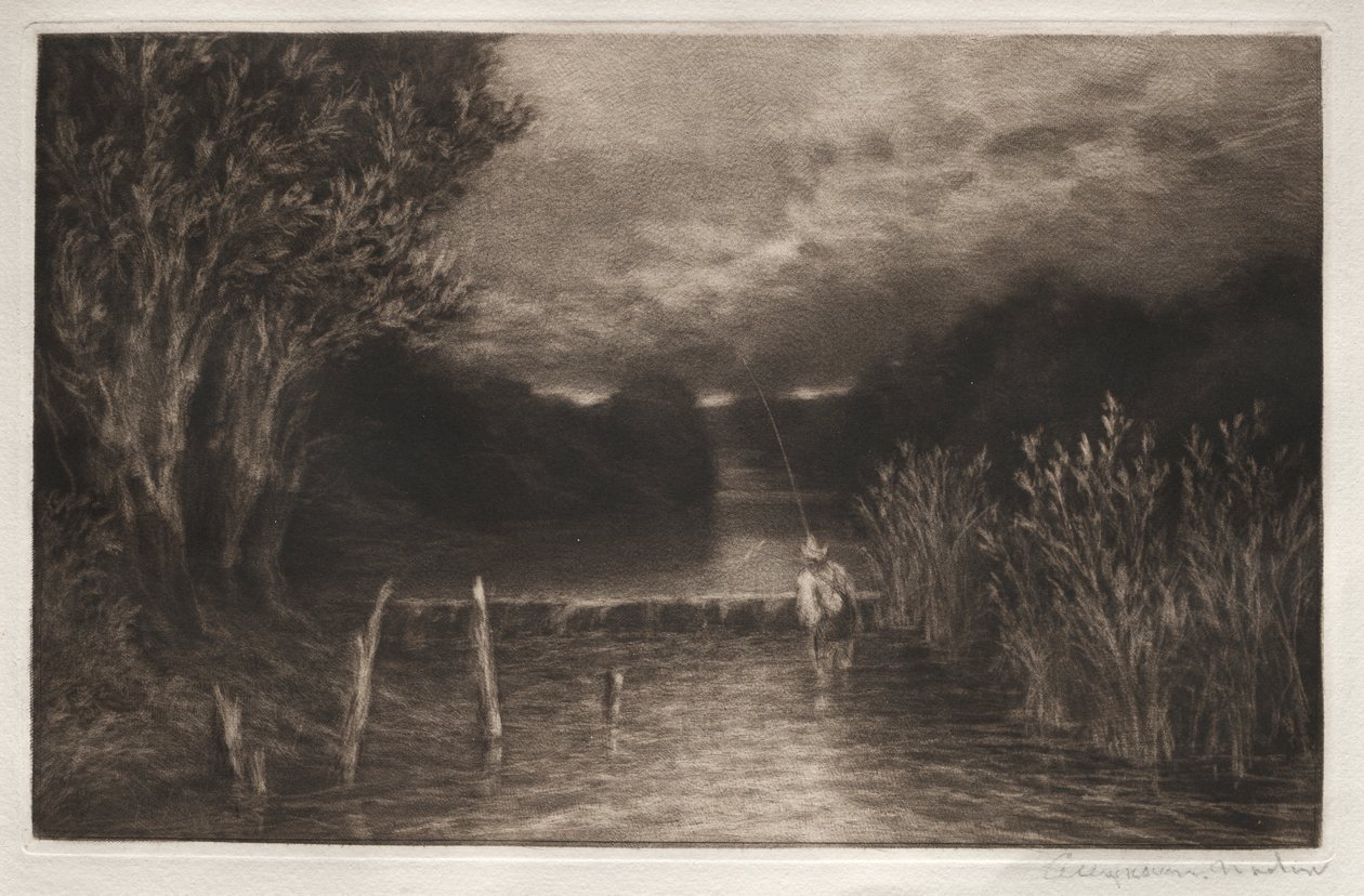 Pêche à la truite - Francis Seymour Haden