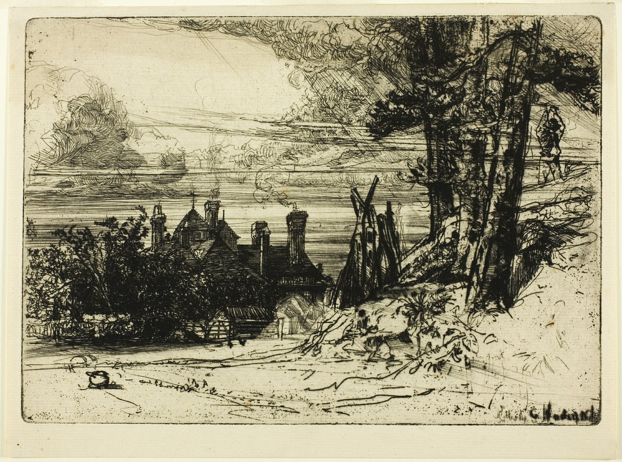 Maison de Horsley à Willesley - Francis Seymour Haden
