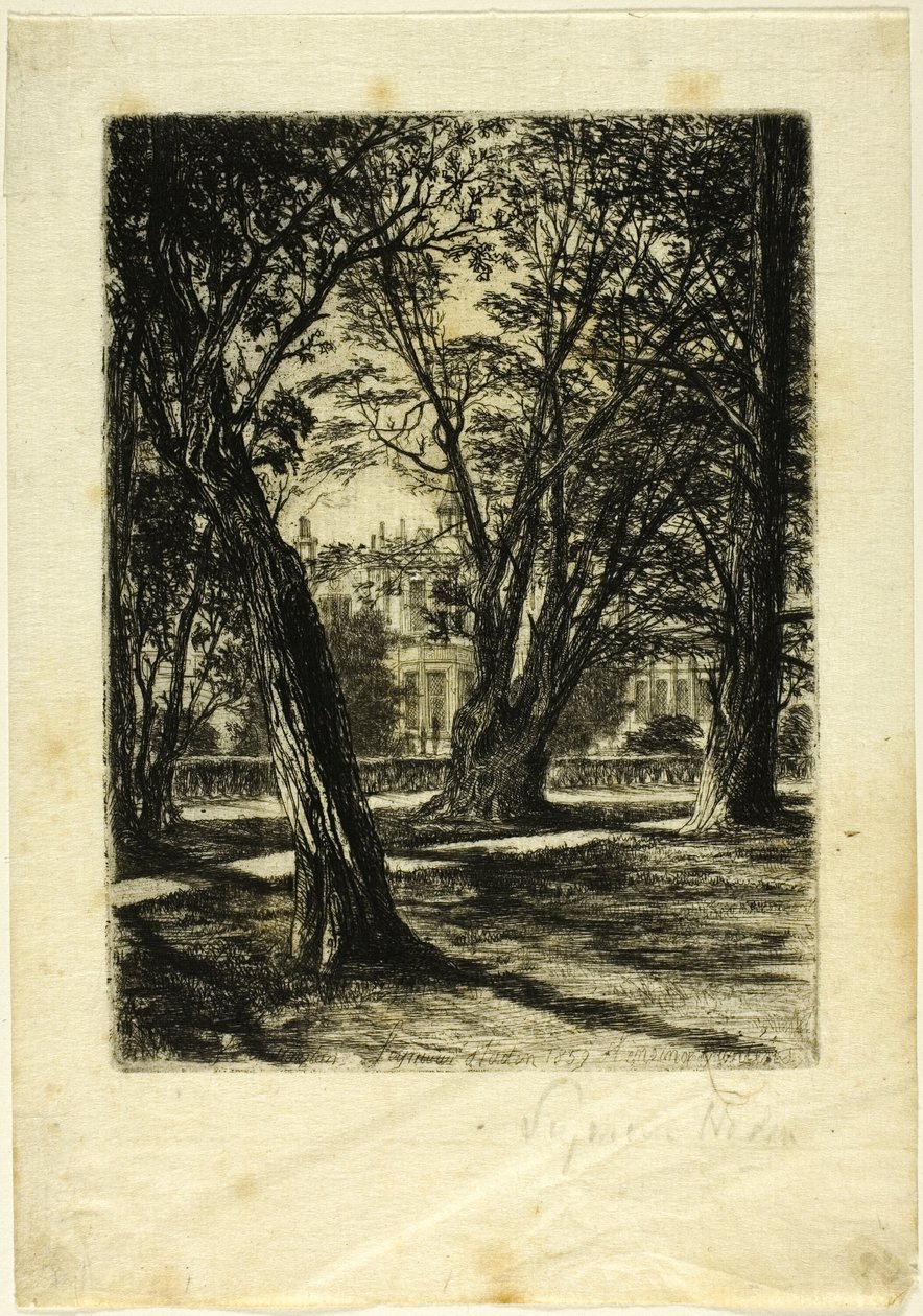 Kensington Gardens, No. I (petite planche) - Francis Seymour Haden